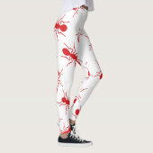 Rode mieren, mierennest. Halloween feest Leggings (Rechts)
