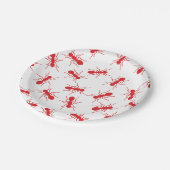 Rode mieren, mierennest. Halloween feest Papieren Bordje (Gekanteld)