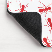 Rode mieren, mierennest. Halloween Muismat (Hoek)