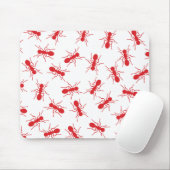 Rode mieren, mierennest. Halloween Muismat (Met muis)