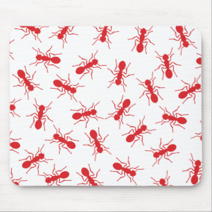 Rode mieren, mierennest. Halloween Muismat