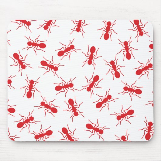 Rode mieren, mierennest. Halloween Muismat (Voorkant)