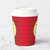 Rode minnaar papieren bekers (Links)