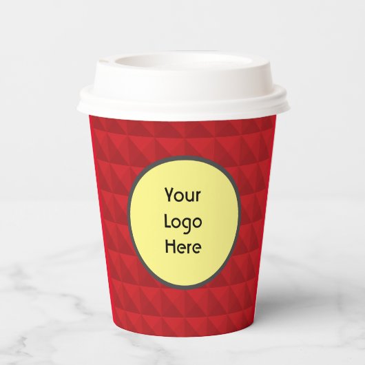 Rode minnaar papieren bekers (Achterkant)