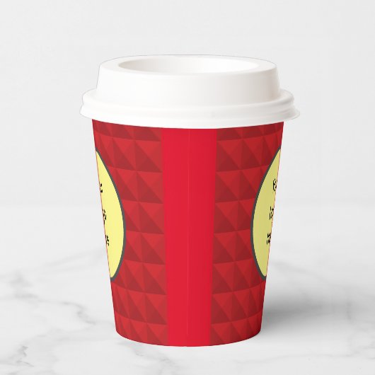 Rode minnaar papieren bekers (Rechts)