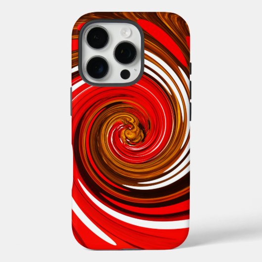 Rode mix-kunst Case-Mate iPhone case (Achterkant)