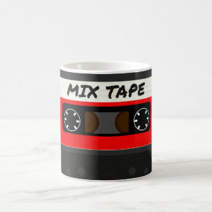 Rode Mix Tape - Geschenk geïnspireerd door de jare Koffiemok