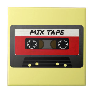 Rode Mix Tape - Geschenk geïnspireerd door de jare Tegeltje