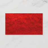 Rode modder - Gepersonaliseerd Visitekaartje (Achterkant)