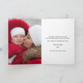 Rode moddercirkels die Abstracte kerstboom glanzen Feestdagen Kaart (Binnen)