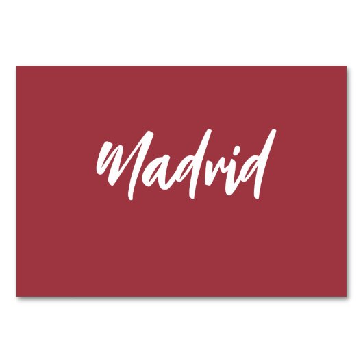  rode moderne aangepaste bruiloft kaart (Voorkant)