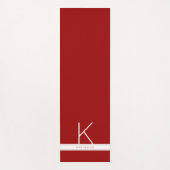 Rode moderne eenvoudige stripper yogamat (Voorkant)