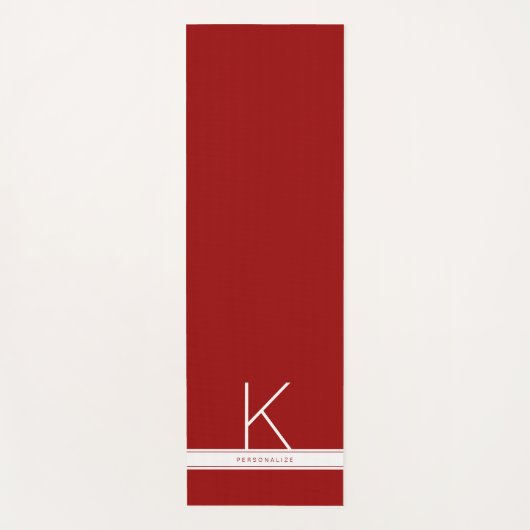 Rode moderne eenvoudige stripper yogamat (Voorkant)