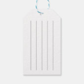 rode moderne lettertype liefde cadeaulabel (Achterkant)