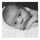 Rode Moeder Est. Jaar Rode Hart Familie Foto Kubus (Rechts)