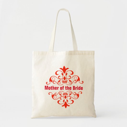 Rode Moeder van de Canvas tas van het bruidhuwelij (Voorkant)