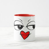 Rode mok met een lomp (Midden)