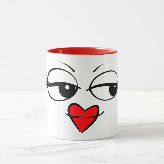 Rode mok met een lomp (Midden)