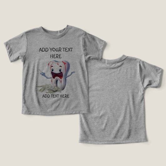 Rode mond tandenfee (Ontwerp Voorkant & Achterkant)