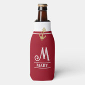 Rode Monogram Flesjeskoeler (Fles Voorkant)