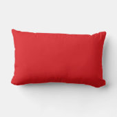Rode Monogram Sierkussen Kussen (Achterkant)