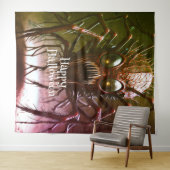 Rode Monster Halloween Achtergrond Wandkleed (In Situ (horizontaal))