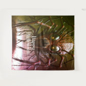 Rode Monster Halloween Achtergrond Wandkleed (Voorkant (horizontaal))