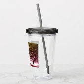 Rode Monster Halloween Acryl Drinkbeker (Links)