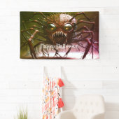 Rode Monster Halloween-spandoek Spandoek (Insitu)