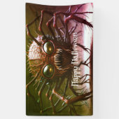 Rode Monster Halloween-spandoek Spandoek (Verticaal)