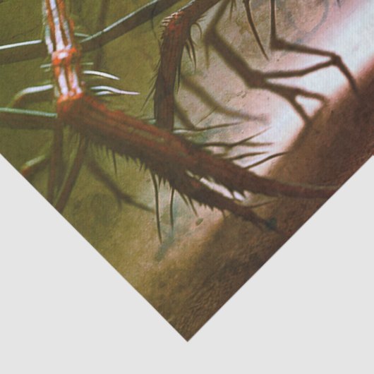 Rode Monster Halloween Tissue Paper Tissuepapier (Detail)