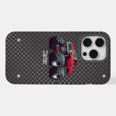 Rode monstertruck  iPhone hoesje (Achterkant horizontaal)