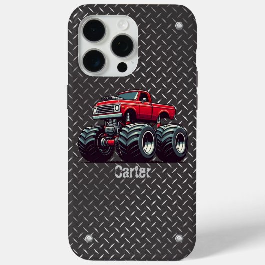 Rode monsterwagen Case-Mate iPhone case (Achterkant)