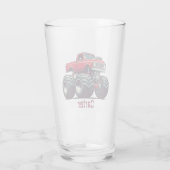 Rode monsterwagen glas (Achterkant)
