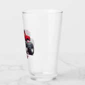 Rode monsterwagen glas (Links)