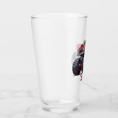 Rode monsterwagen glas (Rechts)