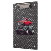 Rode monsterwagen klembord (Links)