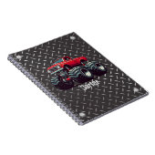 Rode monsterwagen notitieboek (Rechterzijde)