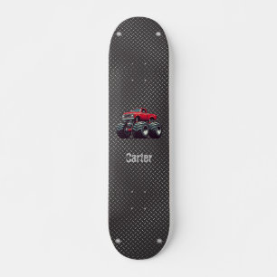 Rode monsterwagen persoonlijk skateboard