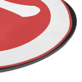  rode Mori Japan Samurai Mon Oriental Crest Snijplank (Hoek)