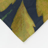 Rode mot in de nachttuin fleece deken (Hoek)