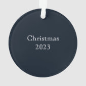 Rode mot in de nachttuin ornament (achterkant)