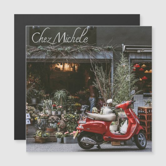  rode motor scooter (Voorkant / Achterkant)