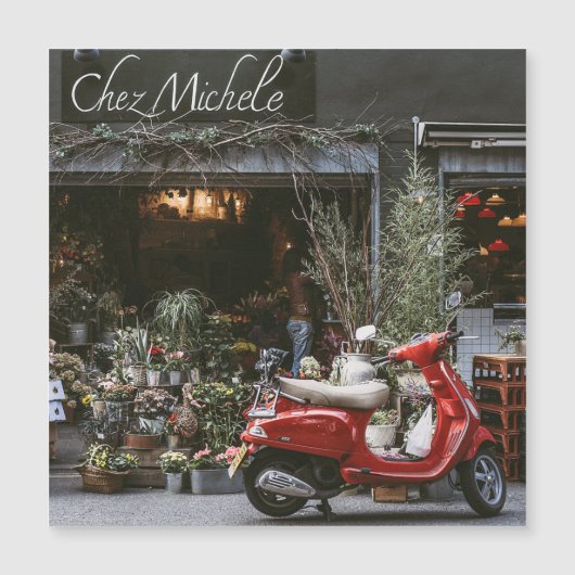  rode motor scooter (Voorkant)