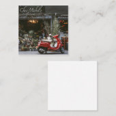  rode motor scooter klantenkaartje (Voorkant / Achterkant)