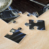 Rode motorfiets Bike Garage Legpuzzel (Zijkant)