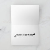 Rode Motorfiets Biker Fun Verjaardag Kaart (Binnen)