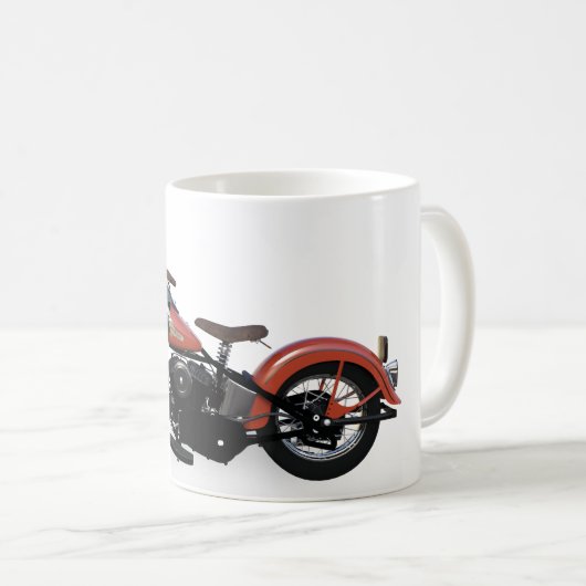  rode motorfiets koffiemok (Voorkant rechts)