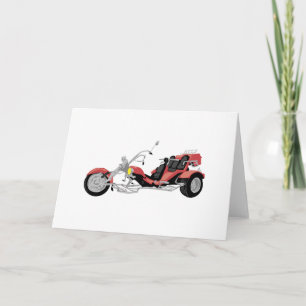 rode motorfiets trike kaart
