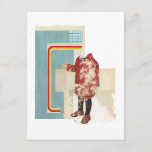 Rode munt briefkaart